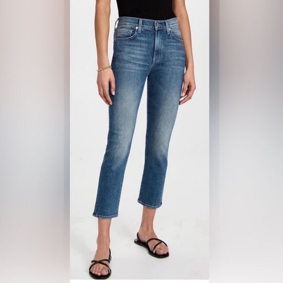 NWT EDWIN Women’s Elin Crop Straight Leg Jeans - Size 27 - Picture 3 of 11